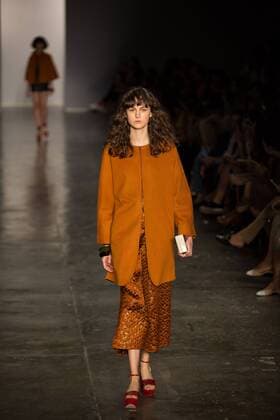 March 13, 2017 - Sao Paulo, Sao Paulo, Brazil - Model presents creation by Lilly Sarti, during the Sao Paulo Fashion Week, winter 2017 edition, this Monday, in Sao Paulo, Brazil. Sao Paulo Brazil - ZUMAl146 20170313_zaf_l146_113 Copyright: xPauloxLopesx