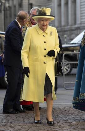 (170313) -- LONDON, March 13, 2017 () -- Queen Elizabeth II attends the Commonwealth Day celebrations service at Westminster Abbey in London, Britain, on March 13, 2017. () -UK OUT- UK-LONDON-COMMONWEALTH DAY Xinhua 