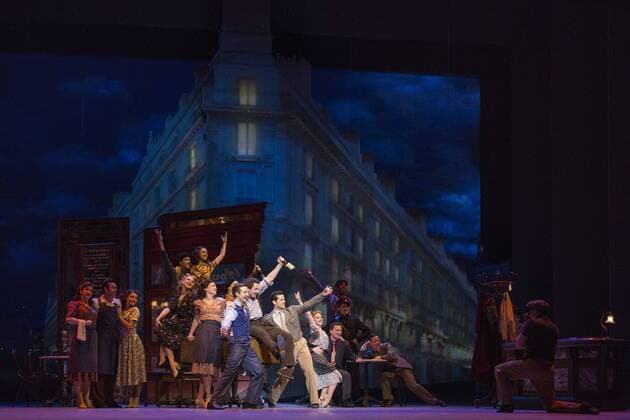An American in Paris, London, UK London, UK. 14 March 2017. UK Premiere of the Tony Award-winning new musical An American in Paris at the Dominion Theatre. Directed and choreographed by Christopher Wheeldon, the musical stars Robert Fairchild, Leanne Cope, Haydn Oakley, Zoe Rainey, David Seadon-Young and Jane Asher.