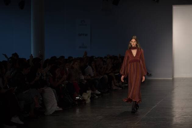 March 14, 2017 - Sao Paulo, Sao Paulo, Brazil - Lolitta fashion show, featuring the Winter 2017 collection during the N43 edition of Sao Paulo Fashion Week (SPFW), in Sao Paulo, Brazil. Sao Paulo Brazil - ZUMAl146 20170314_zaf_l146_028 Copyright: xPauloxLopesx