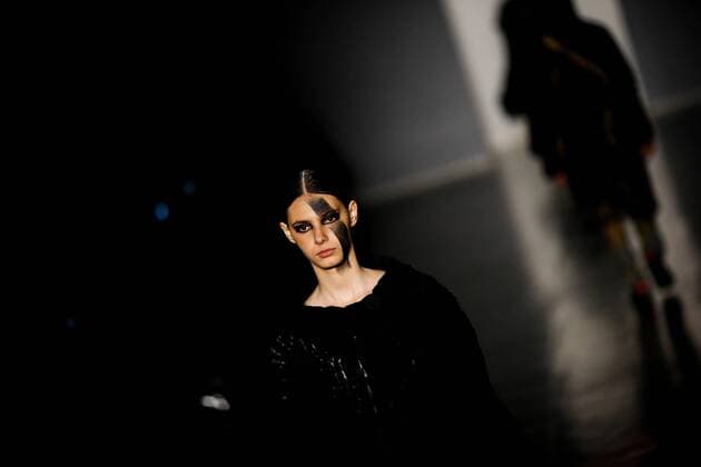 Models present creations of the brand Lino Villaventura during a fashion show at Sao Paulo Fashion Week in Sao Paulo, Brazil, 14 March 2017. SAO PAULO FASHION WEEK !ACHTUNG: NUR REDAKTIONELLE NUTZUNG!  Copyright: xFernandoxBizerraxJrx SAO001 20170315-636251422805243929