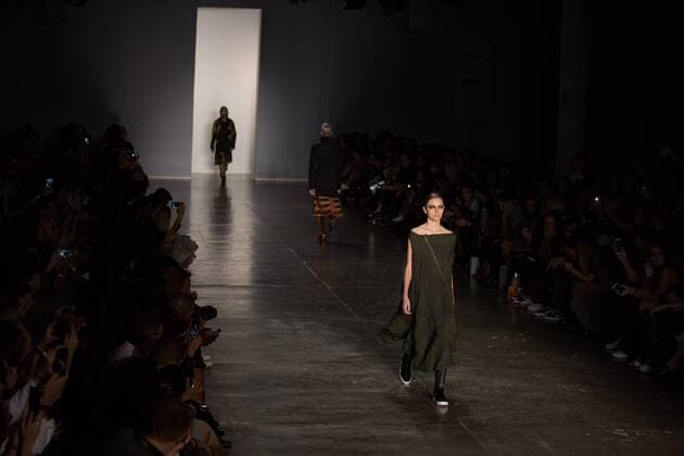March 14, 2017 - Sao Paulo, Sao Paulo, Brazil - Model presents creation by Lino Villaventura, during the Sao Paulo Fashion Week, N43 winter 2017 edition, in Sao Paulo, Brazil. Sao Paulo Brazil - ZUMAl146 20170314_zaf_l146_118 Copyright: xPauloxLopesx