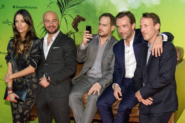 Koeln vl: Melanie Winiger, Dar Salim, Moritz Bleibtreu, Lucas Gregorowicz und Wotan Wilke Moehring bei der Deutschland Premiere von Lommbock im Cinedom in Koeln am 14.03.2017, Copyright: xSchueler Eibner-Pressefotox EP_JSE