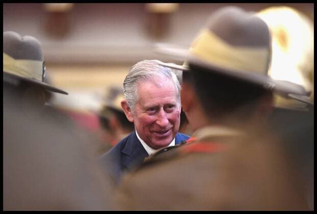 . 14 03 2017. London, United Kingdom. The Royal Gurkha service medals. Prince Charles, Prince of Wales attends a medal presentation for The Royal Gurkha Rifles at Buckingham Palace on March 14, 2017 in London, England. 2017 marks the 40th anniversary of The Prince Of Wales as Colonel-in-Chief of The Royal Gurkha Rifles  xi-Imagesx xPoolx IIM-14660-0013