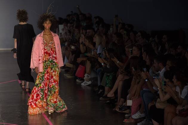 March 15, 2017 - Sao Paulo, Sao Paulo, Brazil - Model presents creation by Isabela Capeto, during the Sao Paulo Fashion Week, N43 winter 2017 edition, in Sao Paulo, Brazil. Sao Paulo Brazil - ZUMAl146 20170315_zaf_l146_015 Copyright: xPauloxLopesx