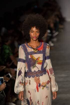 March 15, 2017 - Sao Paulo, Sao Paulo, Brazil - Model presents creation by Fabiana Milazzo, during the Sao Paulo Fashion Week, N43 winter 2017 edition, in Sao Paulo, Brazil. Sao Paulo Brazil - ZUMAl146 20170315_zaf_l146_049 Copyright: xPauloxLopesx