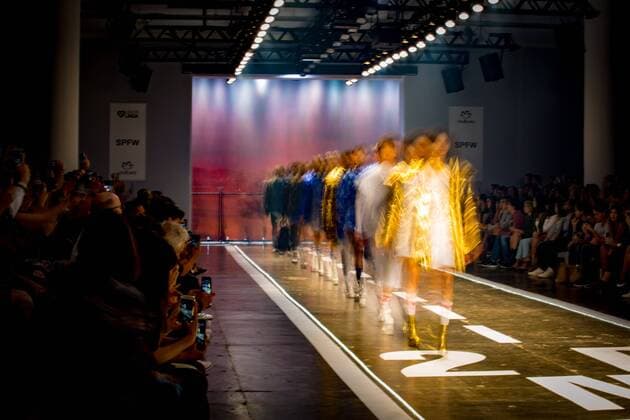 March 15, 2017 - Sao Paulo, Sao Paulo, Brazil - Ellus 2nd Floor fashion show, featuring the Winter 2017 collection during the N43 edition of Sao Paulo Fashion Week (SPFW), in Sao Paulo, Brazil. Sao Paulo Brazil - ZUMAl146 20170315_zaf_l146_085 Copyright: xPauloxLopesx