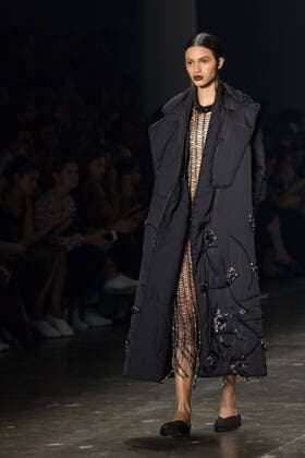 March 15, 2017 - Sao Paulo, Sao Paulo, Brazil - Model presents creation by Apartamento 03, during the Sao Paulo Fashion Week, N43 winter 2017 edition, in Sao Paulo, Brazil. Sao Paulo Brazil - ZUMAl146 20170315_zaf_l146_034 Copyright: xPauloxLopesx