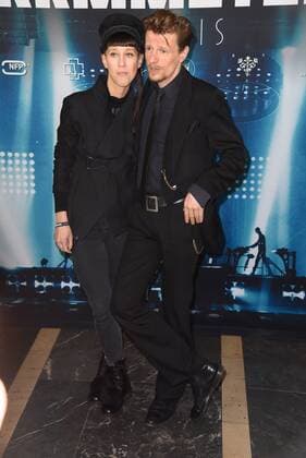 Esther Perbandt, Alexander Scheer bei der Rammstein: Paris Konzertfilm - Weltpremiere in der Volksbühne in Berlin am 16.03.2017