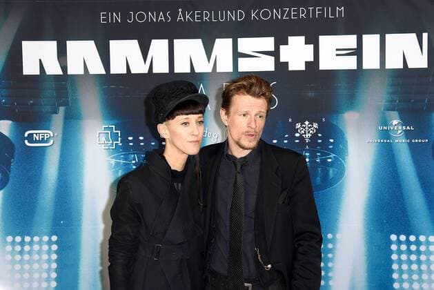 Esther Perbandt, Alexander Scheer bei der Rammstein: Paris Konzertfilm - Weltpremiere in der Volksbühne in Berlin am 16.03.2017
