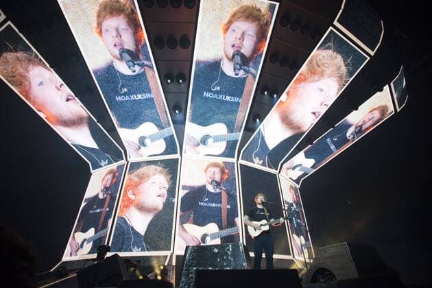 Entertainment Bilder der Woche Themen der Woche Ed Sheeran, Olympiahalle München. 21.03.2017