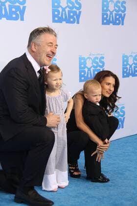 March 20, 2017 - New York, New York, U.S. - ALEC BALDWIN, HILARIA BADWIN, CARMEN GABRIELA BALDWIN, RAFAEL THOMAS BALDWIN attend the Boss Baby Premiere.AMC Loew s Lincoln Square,NYC.March 20, 2017.Photos by , Photos Inc.2017 New York U.S. - ZUMAms4_ 20170320_zaf_ms4_011 Copyright: xSoniaxMoskowitzx