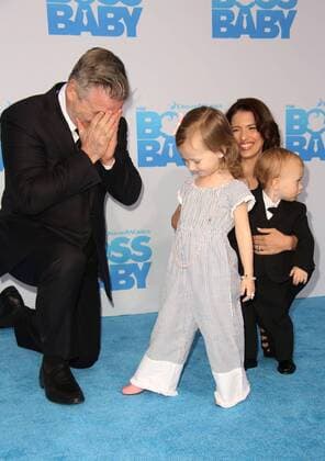 March 20, 2017 - New York, New York, U.S. - ALEC BALDWIN, HILARIA BADWIN, CARMEN GABRIELA BALDWIN, RAFAEL THOMAS BALDWIN attend the Boss Baby Premiere.AMC Loew s Lincoln Square,NYC.March 20, 2017.Photos by , Photos Inc.2017 New York U.S. - ZUMAms4_ 20170320_zaf_ms4_016 Copyright: xSoniaxMoskowitzx