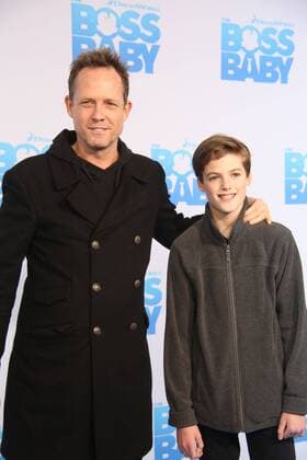 March 20, 2017 - New York, New York, U.S. - DEAN WINTERS and nephew attend the Boss Baby Premiere.AMC Loew s Lincoln Square,NYC.March 20, 2017.Photos by , Photos Inc.2017 New York U.S. - ZUMAms4_ 20170320_zaf_ms4_034 Copyright: xSoniaxMoskowitzx