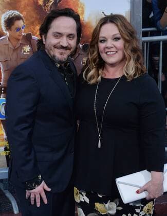 Actress Melissa McCarthy and husband Ben Falcone attend the premiere of the motion picture comedy CHIPS at TCL Chinese Theatre in the Hollywood section of Los Angeles on March 20, 2017. Storyline: A rookie officer is teamed with a hardened pro at the California Highway Patrol, though the newbie soon learns his partner is really an undercover Fed investigating a heist that may involved some crooked cops.  LAP2017032040 JIMxRUYMEN