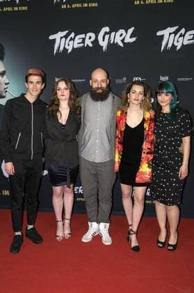 Golo Schultz, Maria Dragus, Jakob Lass, Ella Rumpf und Ines Schiller bei der Premiere des Kinofilms Tiger Girl im Zoo-Palast. Berlin, 20.03.2017 Foto:xK.xWernerx xFuturexImage