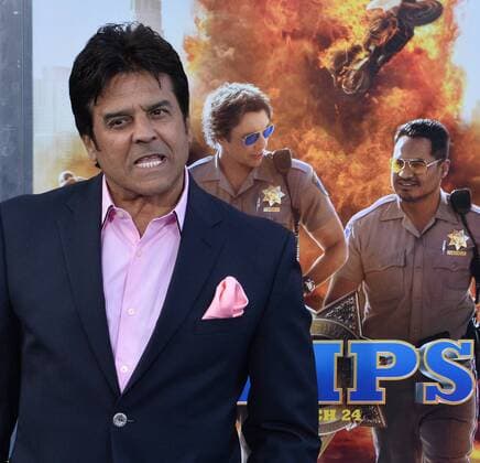 Actor Erik Estrada attends the premiere of the motion picture comedy CHIPS at TCL Chinese Theatre in the Hollywood section of Los Angeles on March 20, 2017. Storyline: A rookie officer is teamed with a hardened pro at the California Highway Patrol, though the newbie soon learns his partner is really an undercover Fed investigating a heist that may involved some crooked cops.  LAP2017032050 JIMxRUYMEN