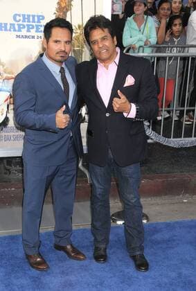 March 20, 2017 - Los Angeles, California, United States - March 20th 2017 - Los Angeles California USA - Actor MICHAEL PENA, Actor ERIK ESTRADA at the CHIPS Premiere held at the TCL ChineseTheater, Hollywood CA Los Angeles United States - ZUMAf05_ 20170320_zaf_f05_065 Copyright: xPaulxFentonx