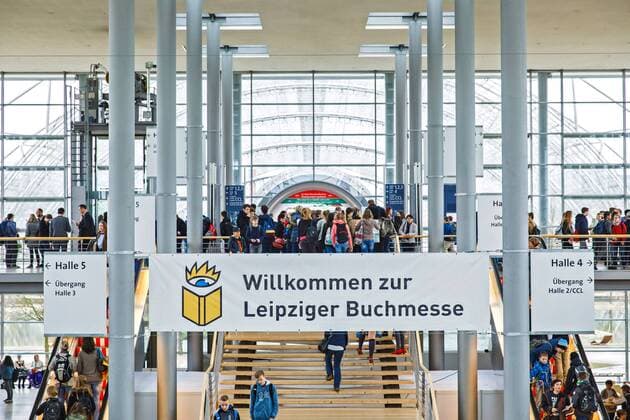 Leipziger Buchmesse 2017. Messebesucher auf der Leipziger Buchmesse am 23.03.2017