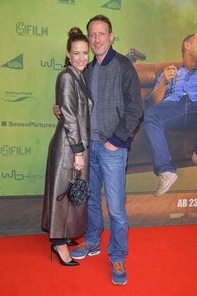 Alexandra Neldel, Wotan Wilke Moering Ankunft zur Kinotour, roter Teppich Premiere LOMMBOCK im Cinestar Sony Center rin Berlin, am 23.03.2017