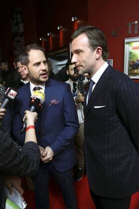 Moritz Bleibtreu und Lucas Gregorowicz bei der Premiere des Kinofilms Lommbock im Cinestar im Sony Center. Berlin, 23.03.2017 Foto:xA.xBuggex xFuturexImage