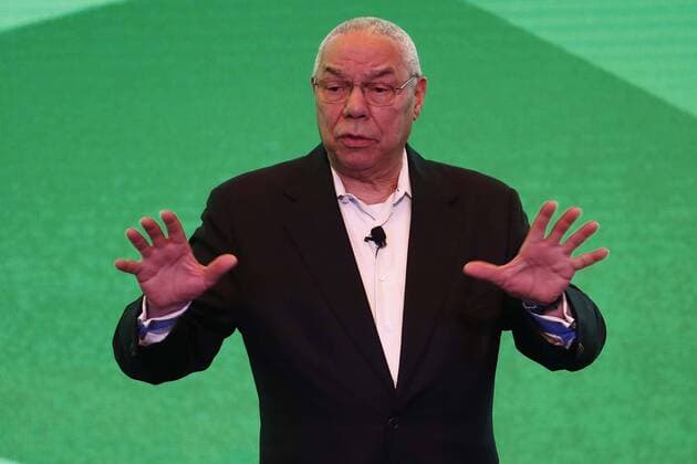Colin Powell während einer Veranstaltung in Mexiko March 24, 2017 - Mexico - EUM20170324ECO30.JPG.ACAPULCO, Gro. EconomyEconomia-Convencion Bancaria.- El ex secretario de Estado de los Estados Unidos, Colin Powell, en la 80 Convencion Bancaria, 24 de marzo de 2017. Foto: Agencia EL UNIVERSALYadin XolalpaJMA Mexico  - ZUMAu78_ 20170324_zaf_u78_086 Copyright: xElxUniversalx