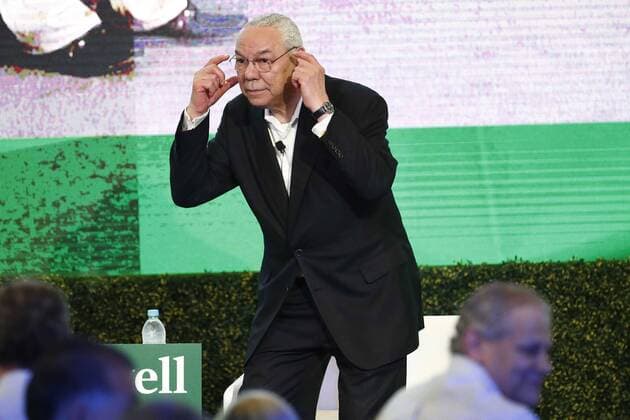 Colin Powell während einer Veranstaltung in Mexiko March 24, 2017 - Mexico - EUM20170324ECO29.JPG.ACAPULCO, Gro. EconomyEconomia-Convencion Bancaria.- El ex secretario de Estado de los Estados Unidos, Colin Powell, en la 80 Convencion Bancaria, 24 de marzo de 2017. Foto: Agencia EL UNIVERSALYadin XolalpaJMA Mexico  - ZUMAu78_ 20170324_zaf_u78_088 Copyright: xElxUniversalx
