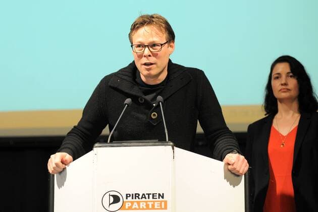 Düsseldorf Spitzenkandidat der Piratenpartei Deutschland Sebastian Alscher (Piratenpartei Hessen) Bundesparteitag 2017.1, PiratenPartei Deuschland ;25.03.2017 Foto:TBaur Eibner Copyright: xBaur xEibner-Pressefotox EP_toba