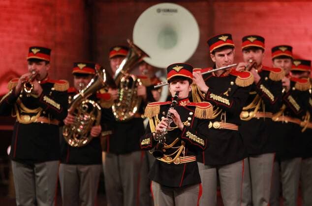 Militärmusikparade Erfurt 26.03.17 , Erfurt, Messehalle, Musikparade Militärmusikparade