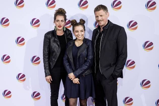 Felicitas Woll, Aleen Jana Kötter und Martin Gruber bei der Premiere des SAT.1 TV-Films Nackt. Das Netz vergisst nie in der Astor Film Lounge. Berlin, 27.03.2017 Foto:xB.xKriemannx xFuturexImage