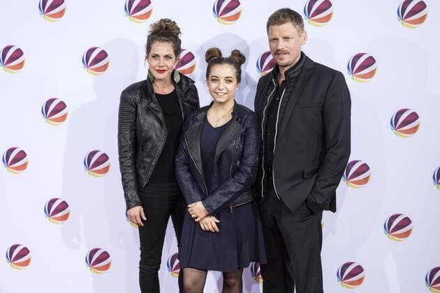 Felicitas Woll, Aleen Jana Kötter und Martin Gruber bei der Premiere des SAT.1 TV-Films Nackt. Das Netz vergisst nie in der Astor Film Lounge. Berlin, 27.03.2017 Foto:xB.xKriemannx xFuturexImage