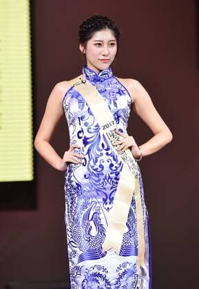 March 28, 2017 - Guangzhou, Guangzhou, China - Guangzhou, CHINA-March 28 2017: (EDITORIAL USE ONLY. CHINA OUT)..The press conference of International Super Model Contest 2017 is held in Guangzhou, south China s Guangdong Province, March 28th, 2017. Guangzhou China  - ZUMAs145 20170328_zaa_s145_195 Copyright: xOuxJinweix