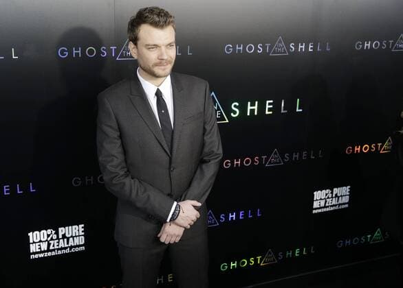 Pilou AsbÃ¦k arrives on the red carpet at the Ghost In The Shell New York premiere at AMC Lincoln Square Theater on March 29, 2017 in New York City.  NYP20170329152 JOHNxANGELILLO