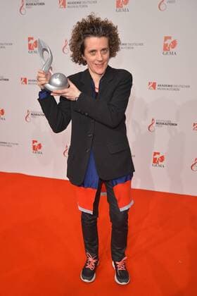 Preistraeger Komposition fuer Sinfonik, Olga Neuwirth Deutscher Musikautorenpreis 2017 Hotel Ritz Carlton in Berlin, am 30.03.2017