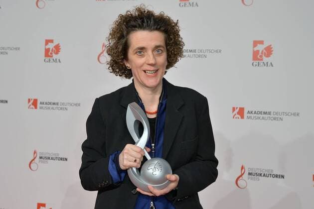 Preistraeger Komposition fuer Sinfonik, Olga Neuwirth Deutscher Musikautorenpreis 2017 Hotel Ritz Carlton in Berlin, am 30.03.2017