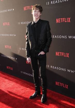 March 30, 2017 - Los Angeles, CA, United States - 30 March 2017 - Los Angeles, California - Devin Druid. Premiere Of Netflix s 13 Reasons Why held at Paramount Studios in Los Angeles. Photo Credit: AdMedia Los Angeles United States - ZUMAa123 20170330_zaa_a123_183 Copyright: xBirdiexThompsonx