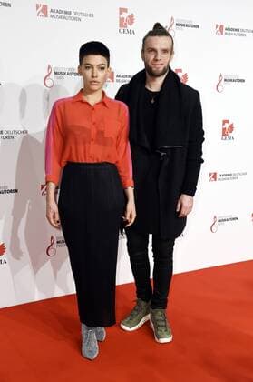 Alina Süggeler und Andi Weizel (Frida Gold) bei der 9. Verleihung des Deutschen Musikautorenpreises 2017 im Hotel Ritz Carlton. Berlin, 30.03.2017 Foto:xF.xKernx xFuturexImage