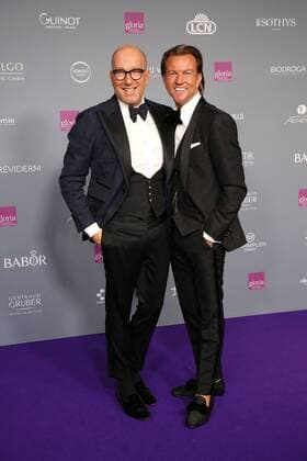 Thomas und Sandro Rath bei der Verleihung vom Gloria - Deutscher Kosmetikpreis am 31.03.2017 in Düsseldorf Gloria - Deutscher Kosmetikpreis 2017 in Duesseldorf 