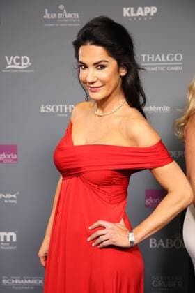 Mariella Ahrens bei der Verleihung vom Gloria - Deutscher Kosmetikpreis am 31.03.2017 in Düsseldorf Gloria - Deutscher Kosmetikpreis 2017 in Duesseldorf 