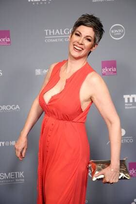 Cheryl Shepard bei der Verleihung vom Gloria - Deutscher Kosmetikpreis am 31.03.2017 in Düsseldorf Gloria - Deutscher Kosmetikpreis 2017 in Duesseldorf 