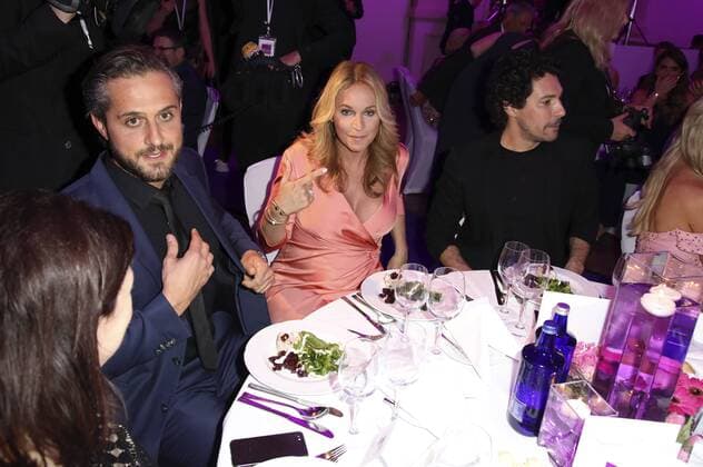 Caroline Beil mit Freund Philipp Sattler bei der 4. Verleihung des Deutschen Kosmetikpreises Gloria 2017 im Hilton Düsseldorf. Düsseldorf, 31.03.2017 Foto:xS.xGabschx xFuturexImage