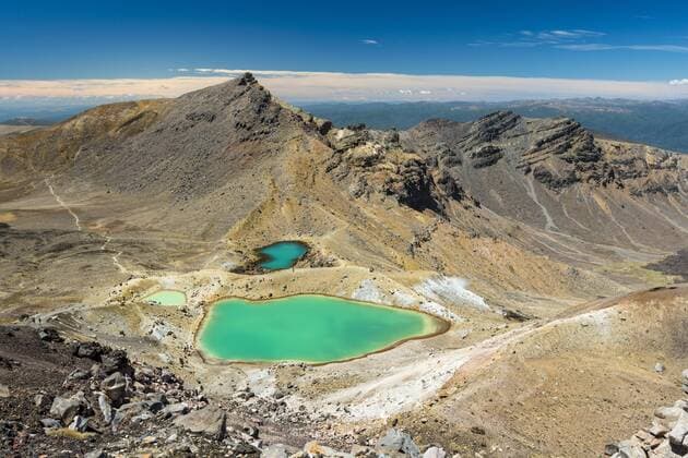  Emerald Lakes, Kraterseen, Vulkanlandschaft, Tongariro Alpine Crossing, Tongariro Nationalpark, Nordinsel, Neuseeland, Ozeanien Copyright: imageBROKER/RobertxHaasmann ibxroh04508666.jpg