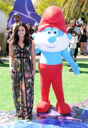 April 1, 2017 - Culver City, CA, United States - 01 April 2017 - Culver City, California - Demi Lovato. World of Premiere Smurfs: The Lost Village held at ArcLight Culver City in Los Angeles. Photo Credit: AdMedia Culver City United States - ZUMAa123 20170401_zaa_a123_122 Copyright: xBirdiexThompsonx