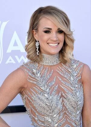 Singer Carrie Underwood attends the 52nd annual Academy of Country Music Awards held at T-Mobile Arena in Las Vegas, Nevada on April 2, 2017. The show will be telecast live on CBS.  LVP20170402031 JIMxRUYMEN
