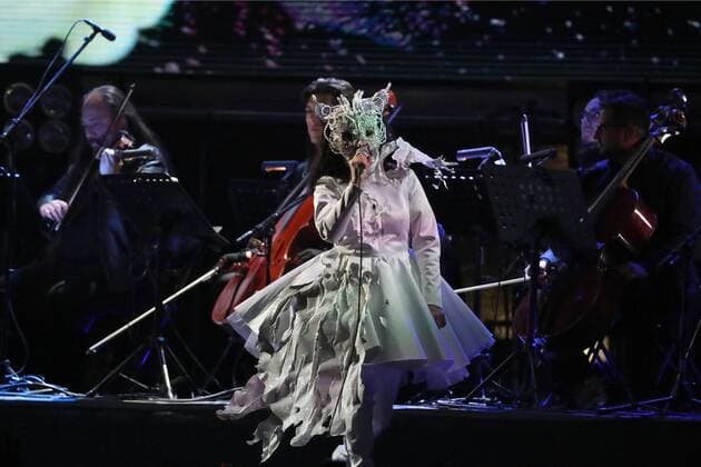April 2, 2017 - Mexico - EUM20170402ESP16.JPG.TOLUCA, Mex.- MusicMusica-Ceremonia.- Presentacion de la cantante Bjork en la edicion numero cinco del festival Ceremonia que se realizara en el Foro Pegaso, en Toluca, Estado de Mexico, 2 de abril 2017. Foto: Agencia EL UNIVERSALAriel OjedaRCC. Mexico  - ZUMAu78_ 20170402_zaf_u78_128 Copyright: xElxUniversalx