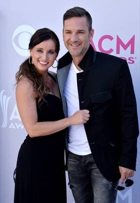 Musical artists Mindy Ellis and Craig Campbell attend the 52nd annual Academy of Country Music Awards held at T-Mobile Arena in Las Vegas, Nevada on April 2, 2017. The show will be telecast live on CBS.  LVP20170402371 JIMxRUYMEN