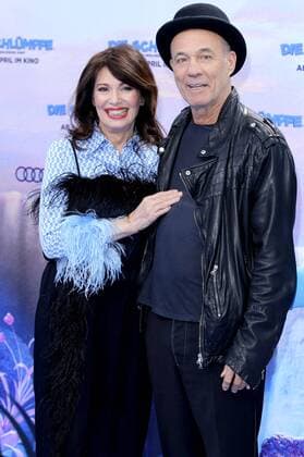 Iris Berben und Heiner Lauterbach bei der Premiere des Kinofilms Die Schlümpfe - Das verlorene Dorf im Cinestar Sony Center. Berlin, 02.04.2017 Foto:xS.xSchrapsx xFuturexImage