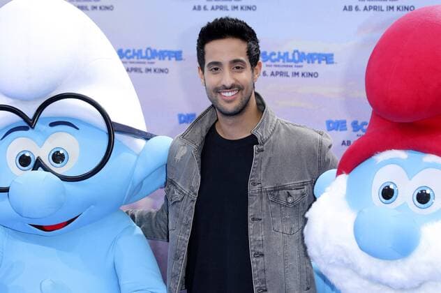 Sami Slimani bei der Premiere des Kinofilms Die Schlümpfe - Das verlorene Dorf im Cinestar Sony Center. Berlin, 02.04.2017 Foto:xS.xSchrapsx xFuturexImage