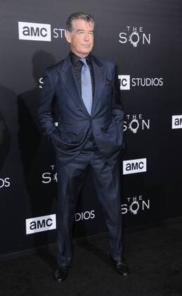 April 3, 2017 - Hollywood, CA, United States - 03 April 2017 - Hollywood, California - Pierce Brosnan. Premiere screening of AMC s The Son held at ArcLight Hollywood in Hollywood. Photo Credit: AdMedia Hollywood United States - ZUMAa123 20170403_zaa_a123_014 Copyright: xBirdiexThompsonx