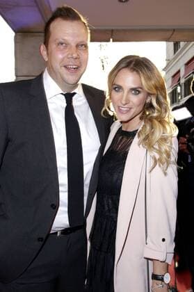 Wolff-Christoph Fuss mit Gattin Anna Kraft bei der Verleihung der Deutschen Sportjournalistenpreise 2017 im Hotel Grand Elysee. Hamburg, 03.04.2017 Foto:xgbrcix xFuturexImage